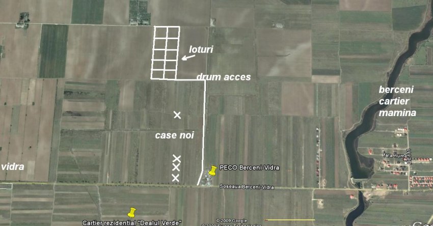 TEREN DE VANZARE BERCENI - VIDRA 1470MP LA 13.000 EURO/LOT